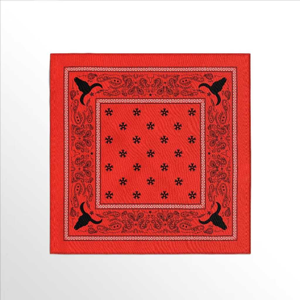 slayer bandana scraff motif batik banteng bahan tebal dan adem termurah