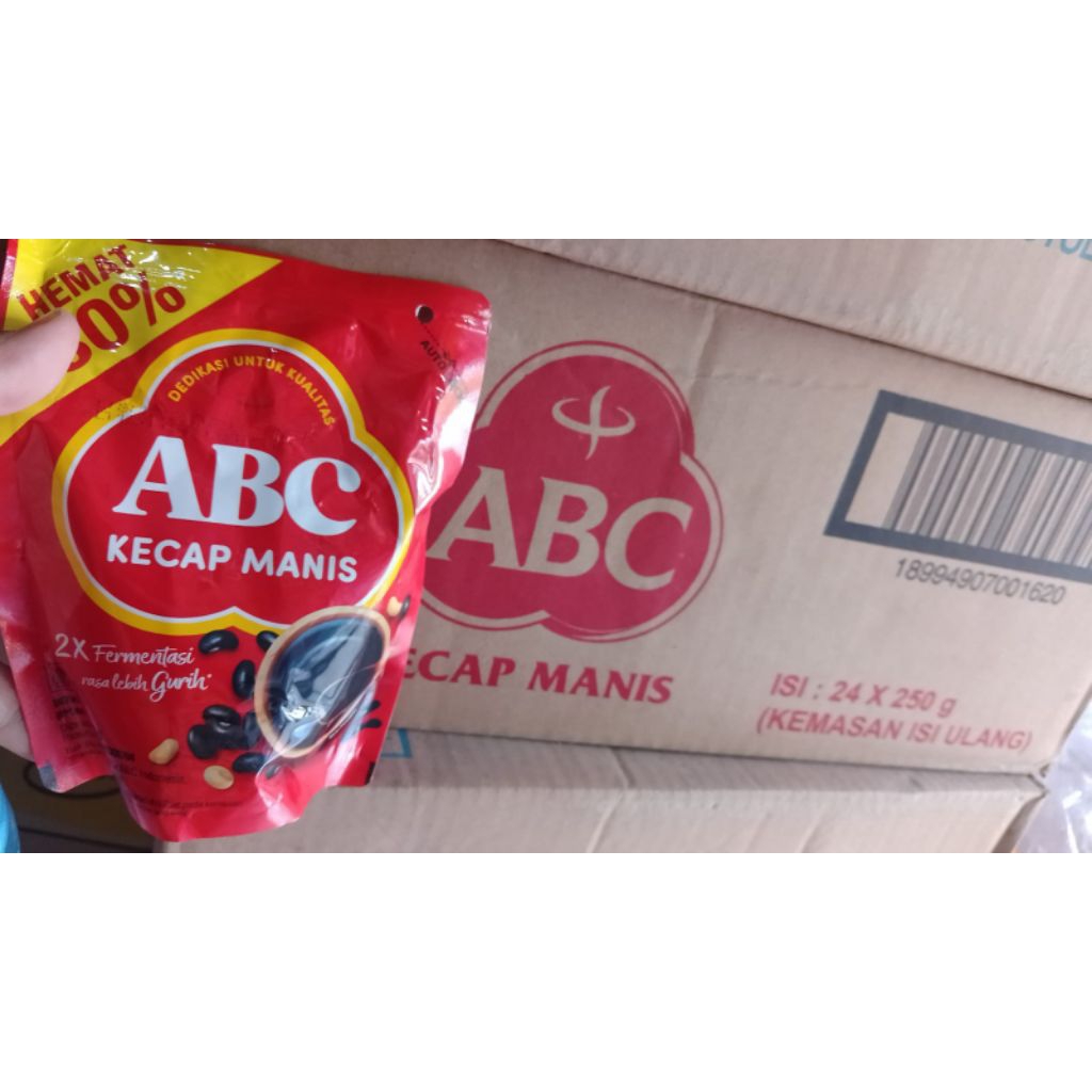 

Kecap Manis ABC 250 Gr SEDANG dari kedelai Hitam pilihan