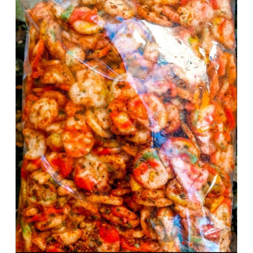 

kerupuk seblak extra pedas 1kg