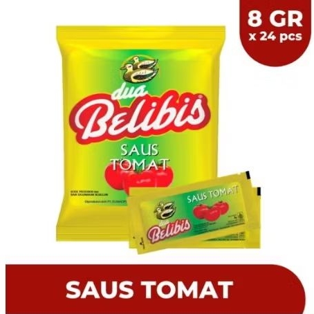 

Dua Belibis Saus Tomat Sachet 8 Gr Isi 24 pcs