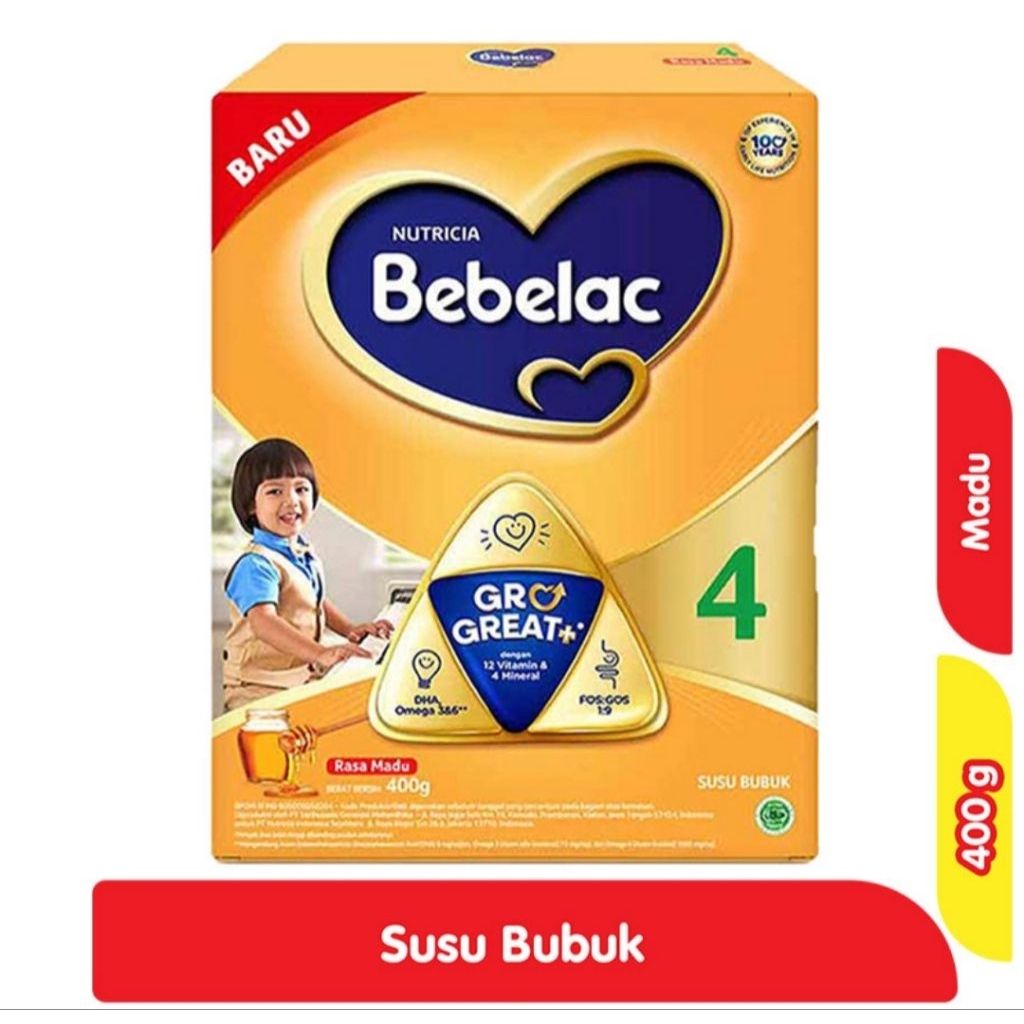 

Bebelac 4 GroGreat+ Madu 400G