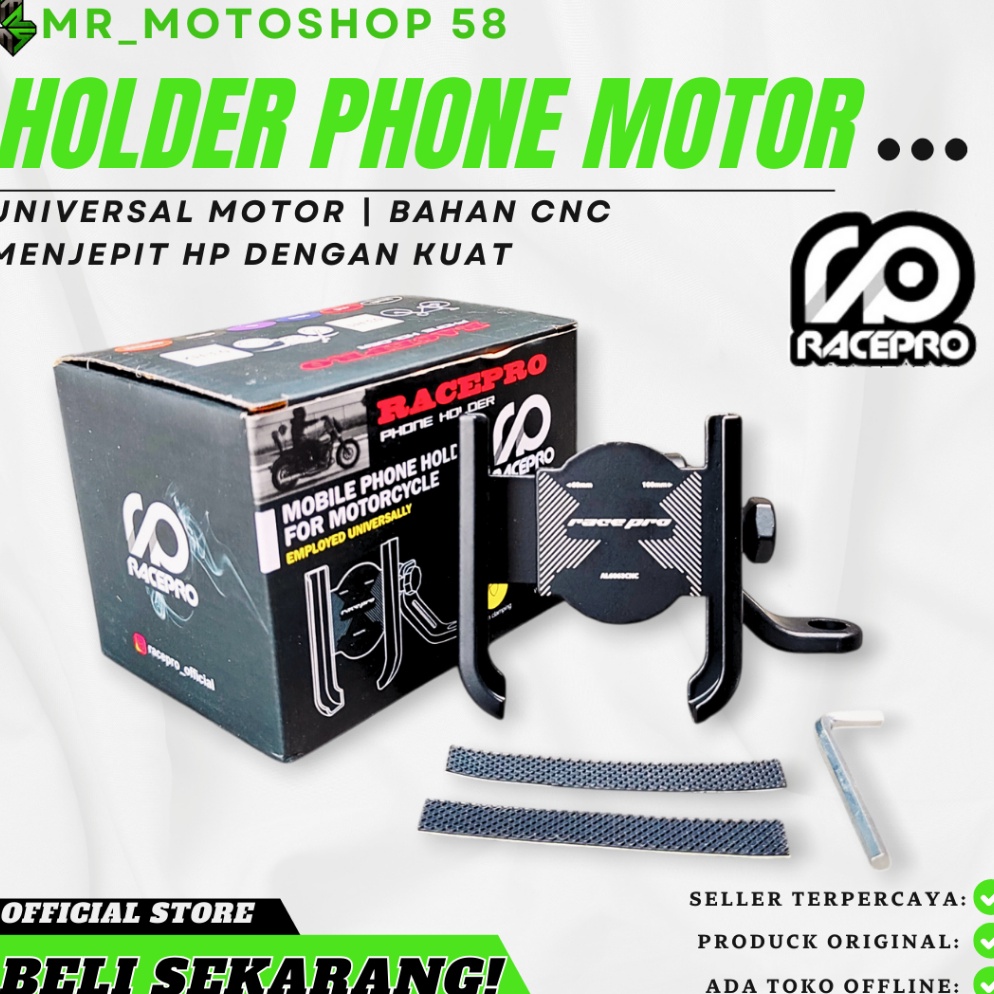 KODE W48X HOLDER HANDPHONE MOTOR HOLDER MOTOR DUDUKAN HANDPHONE MOTOR HOLDER HP SPION PHONE HOLDER M