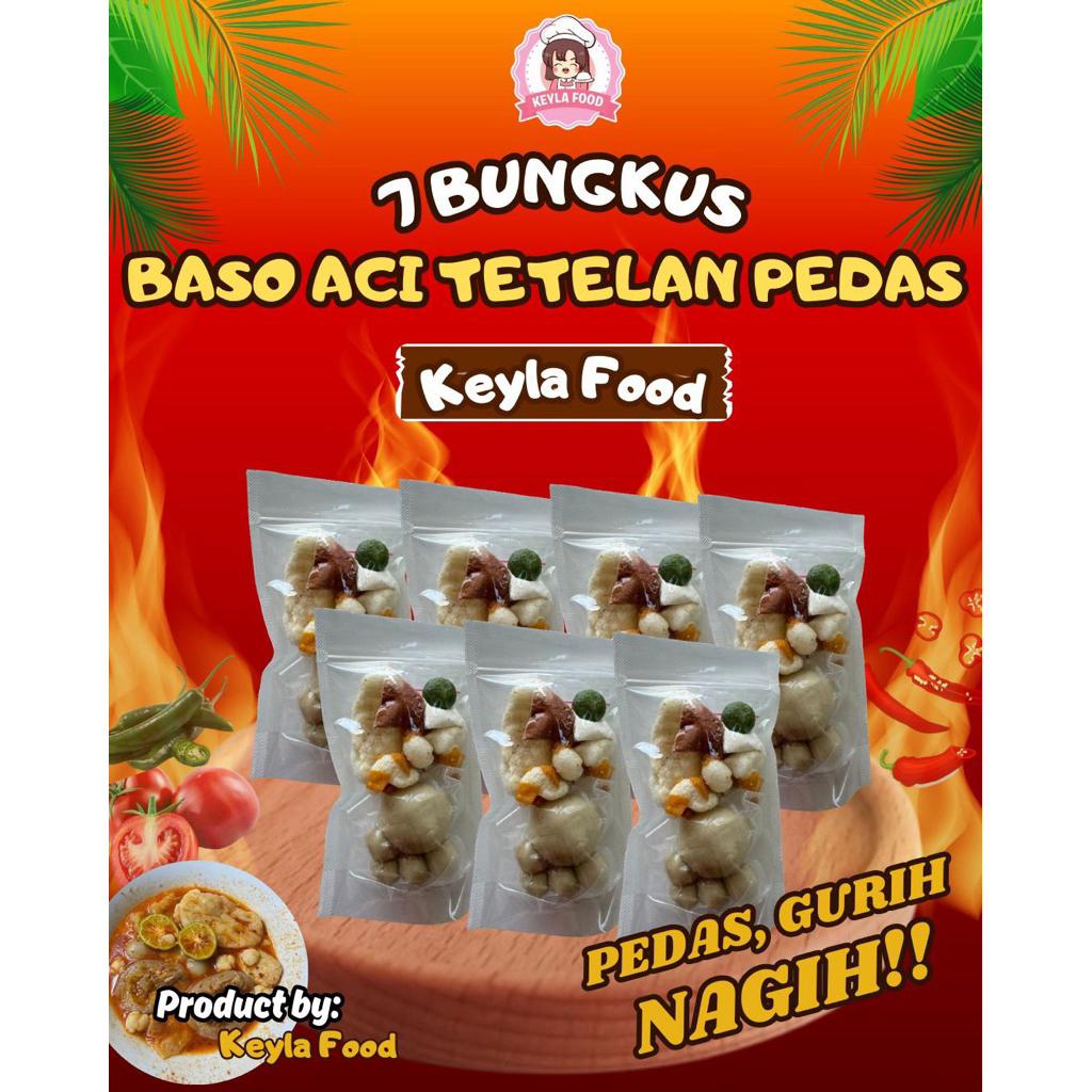 

Paket 7 Bungkus Boci tetelan jando pedas enak