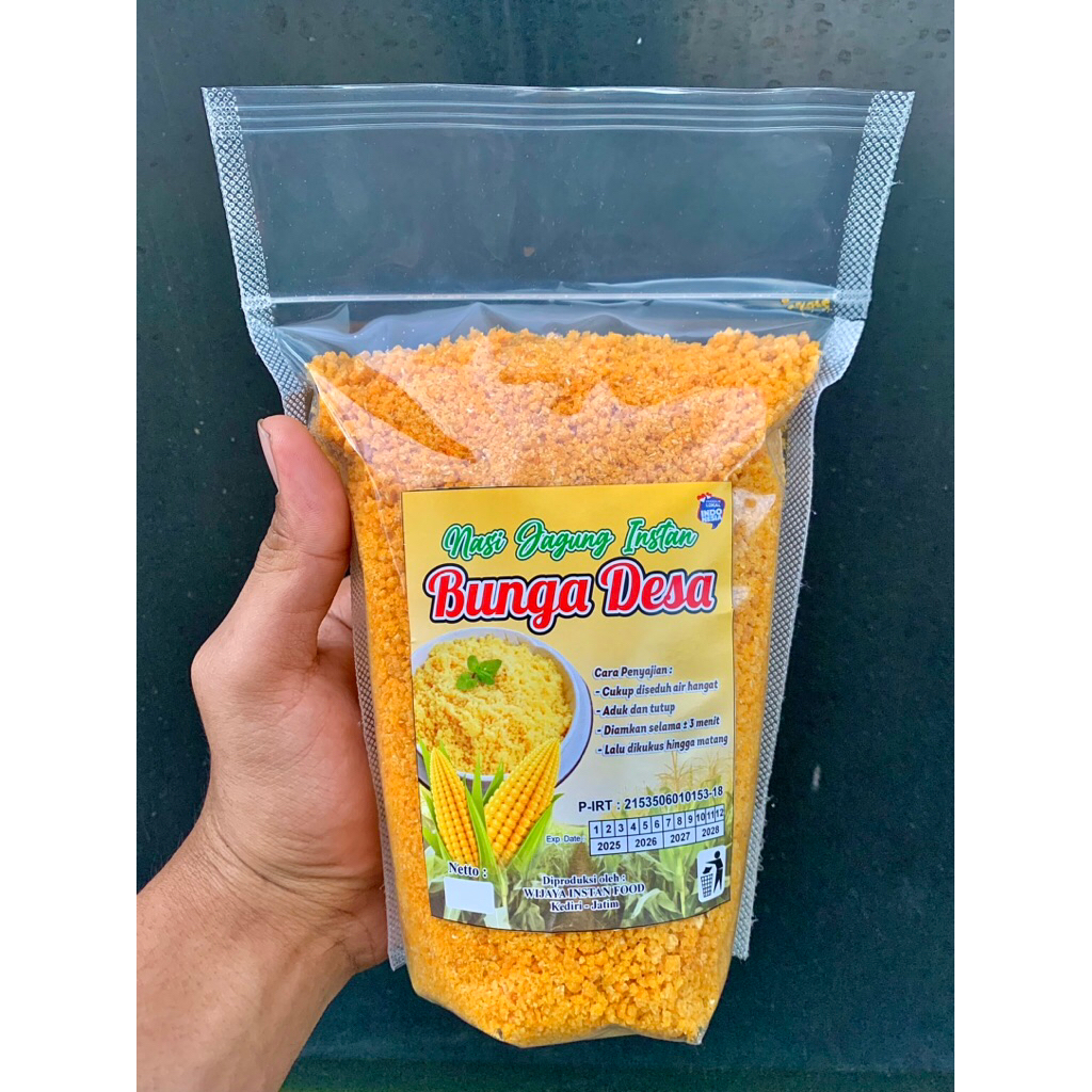 

NASI JAGUNG INSTAN (AMPOK) 1 Pack 1 Kg cocok untuk progam diet sehat dan rendah gula (buat pengidap diabetes)