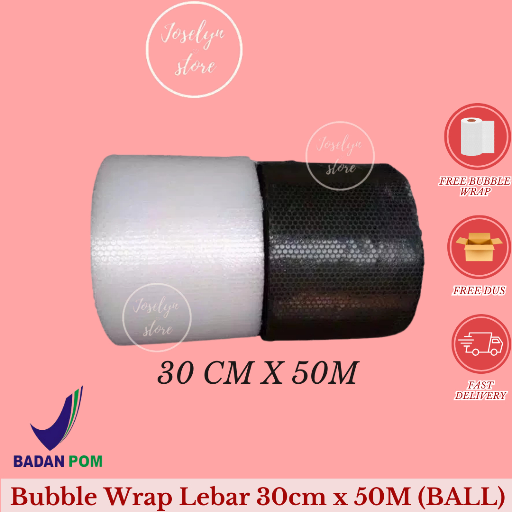 

Bubble Wrap MTAP Lebar 30cm x 50M (BALL)