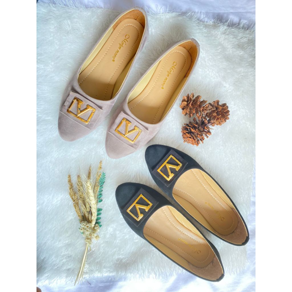 ChanelVv flatshoes / sandal flat / sandal wanita / flatshoes