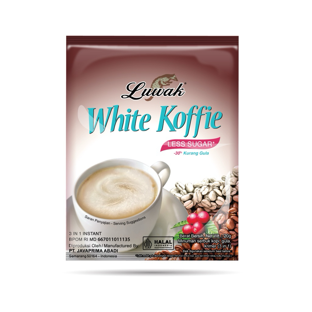

Kopi Luwak White Koffie Less Sugar Renceg 10x20grn
