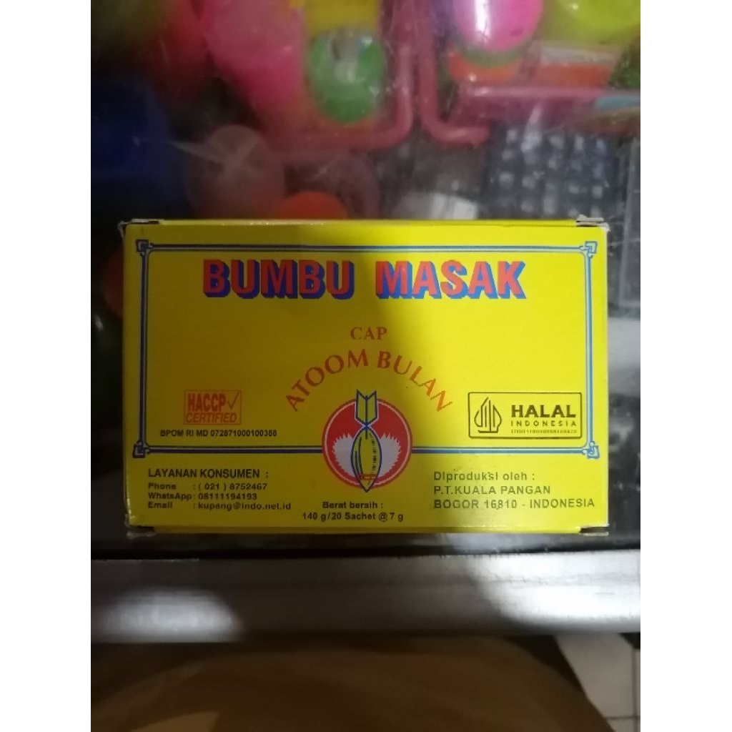 

Bumbu Masak Cap Atoom Bulan