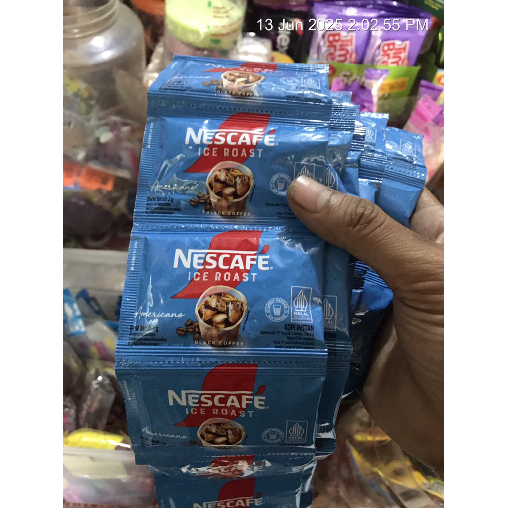 

kopi nescafe ice roast americano 1 renceng isi 10