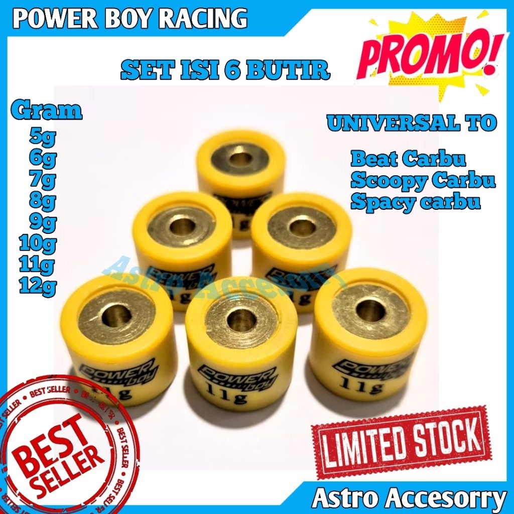 Roller Vario Beat Scoopy
Roller CVT Racing 11g

Roller Power Boy Racing

Roller CVT Matic

Roller Mo