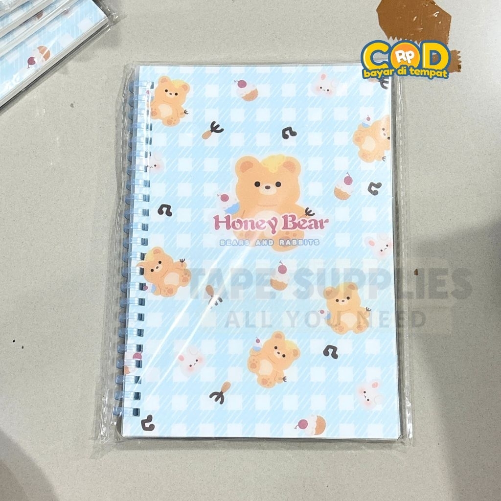 

[Whispers] NOTE BOOK SPIRAL FANCY Karakter A5 - Isi 70 Lembar