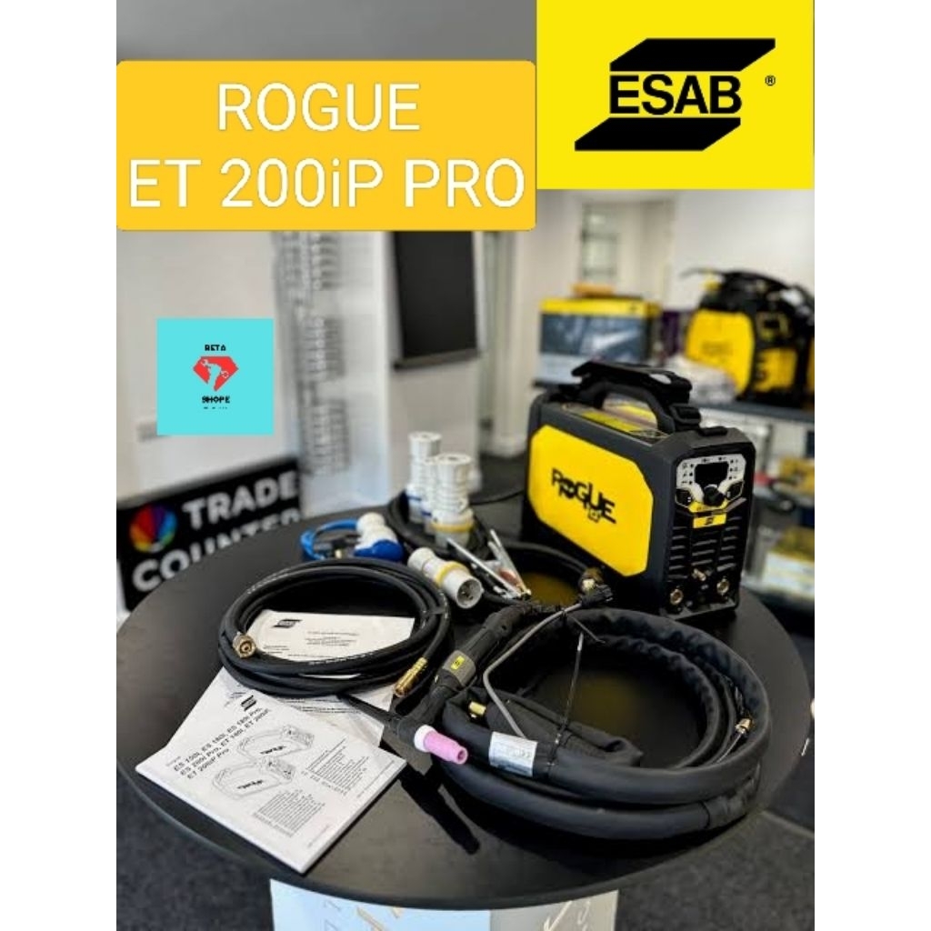 ESAB MESIN LAS ARGON ET 200iP PRO ROGUE TIG WELDING GTAW 200A TRAVO LAS ARGON TRAVO LAS TIG TRAVO LA