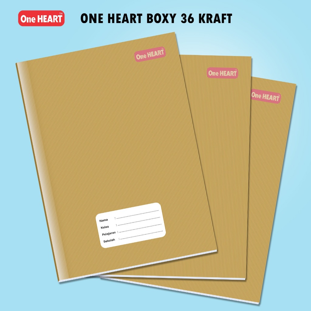 

Buku Tulis One Heart By Paper One Campus Isi 36 Lembar / Buku BEST ONE Ukuran Boxy Campuss / B5 Besar 36 Lbr - Per Pak isi 10 Buku