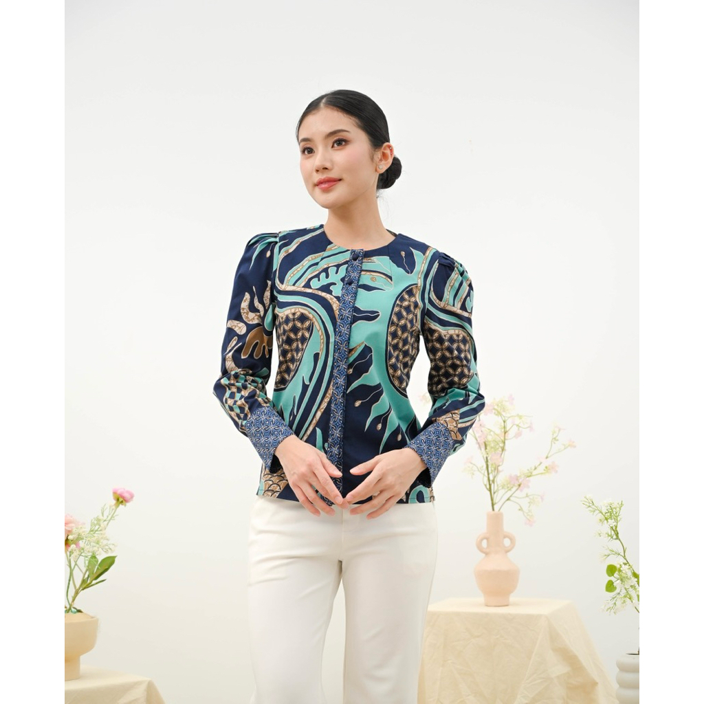 Atasan Batik Lengan panjang nuansa batik - 331AYU