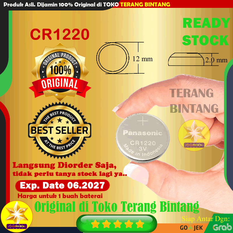 Baterai Remot keyless Honda Scoopy 2016 Original Bawaan Pabrik Battery Batrei Batre Bateri