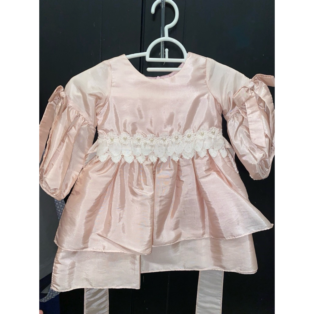 preloved pretty girl dress anak perempuan pink
