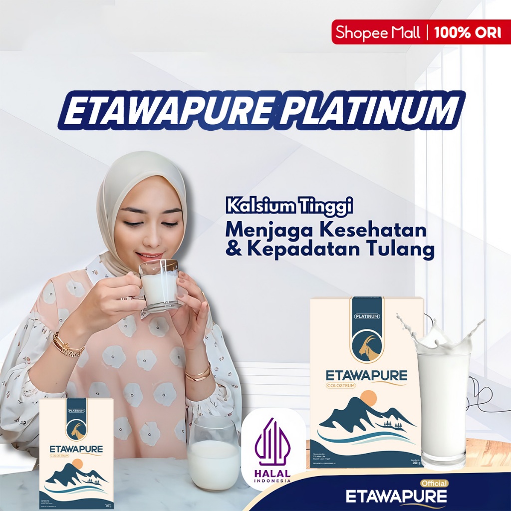 

Susu Kambing Etawapure Platinum / Susu Kambing Etawa Murni BPOM