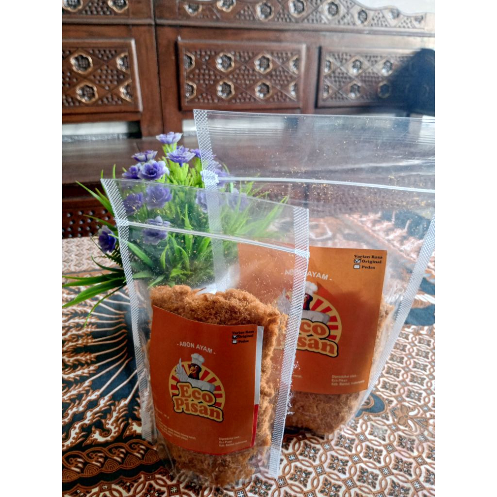 

Abon Ayam Gurih Nikmat Asli Khas Bantul Yogyakarta 100/200 gram