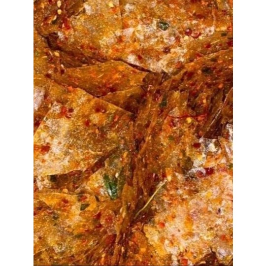 

Kripca keripik kaca Pedas Daun jeruk isi 1kg