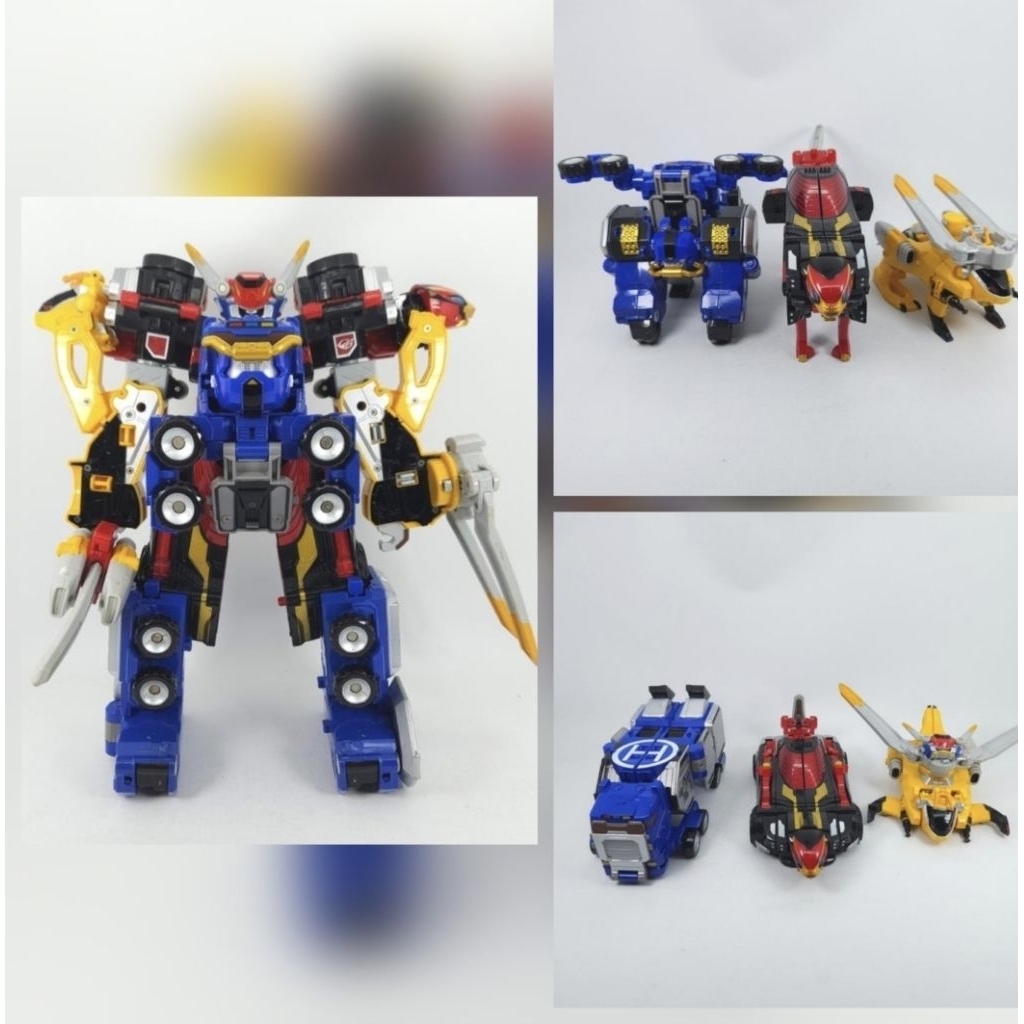 dx megazord power rangers go buster gobuster oh bandai rare