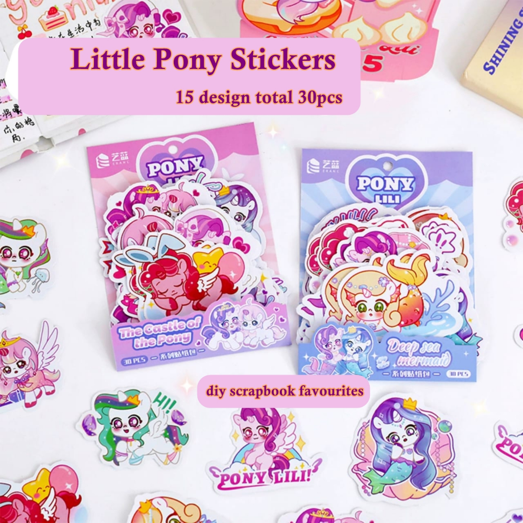 

[ORGM] Sticker DIY Pony LILI Cantik Sticker Anak Cewek Hobi Scrapbook