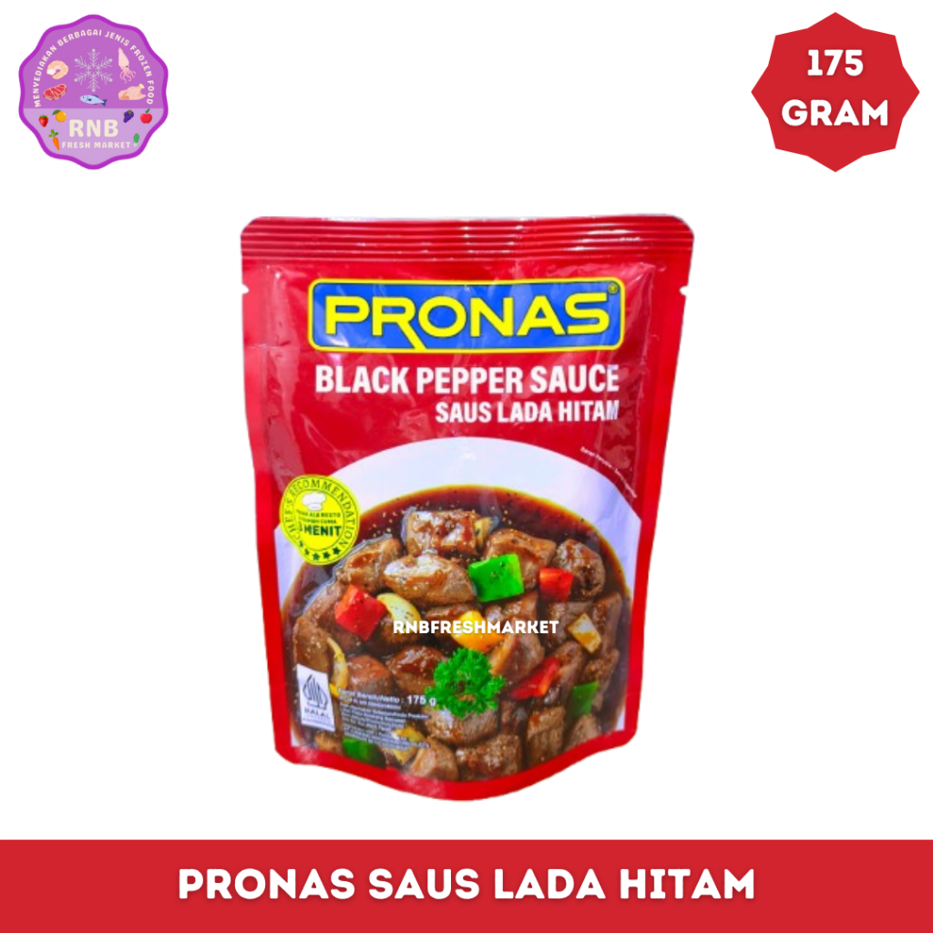 

Pronas Saus Lada Hitam Netto 175 Gram