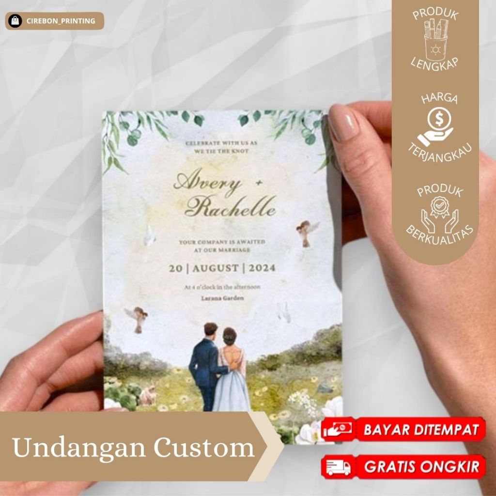 UNDANGAN PERNIKAHAN / UNDANGAN CUSTOM / UNDANGAN MURAH / PERCETAKAN MURAH / SOUVENIR PERNIKAHAN / SO