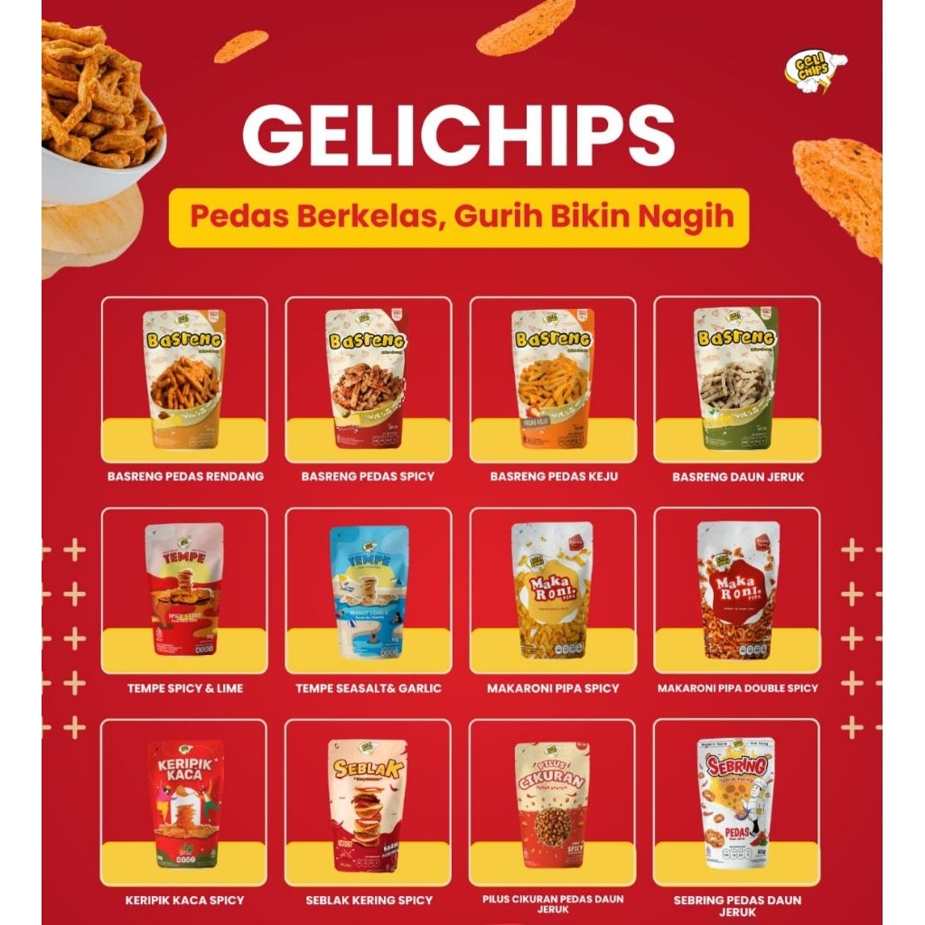 

Geli Chips - Berbagai Macam Rasa