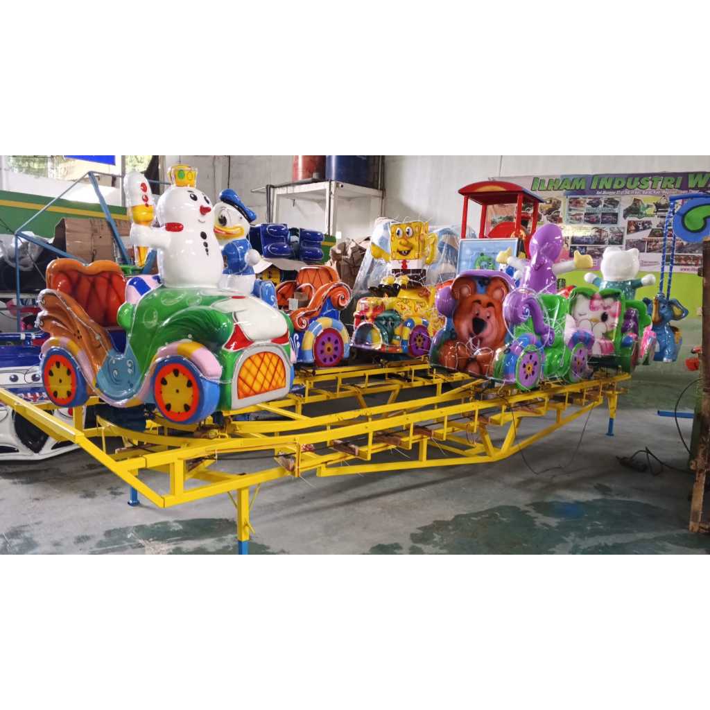 mainan odong" kereta panggung mobil karakter