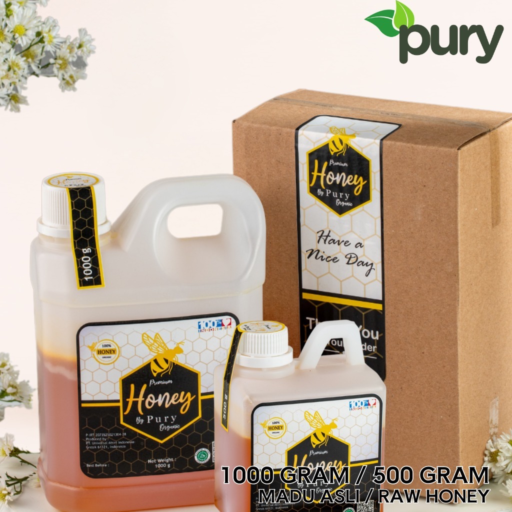 

PURY - Madu Asli / Raw Honey 1kg 500 gram