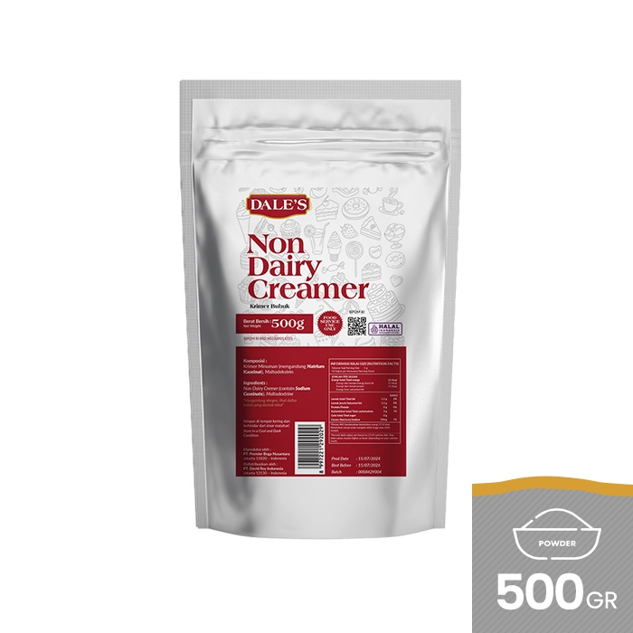 

Dale;s Powder Non Dairy Krimer 500g - bubuk Minuman