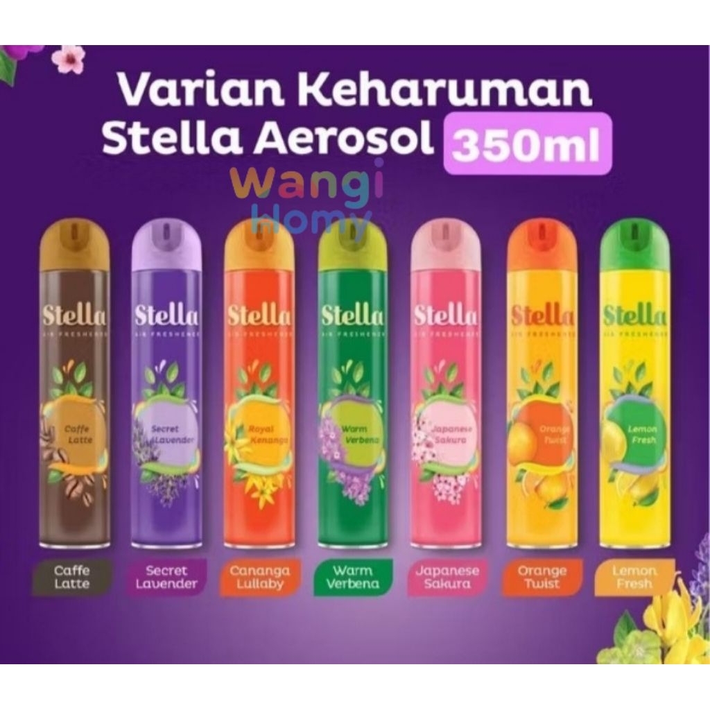 Stella pengharum ruangan/stella spray Aerosol/pengharum ruangan semprot
