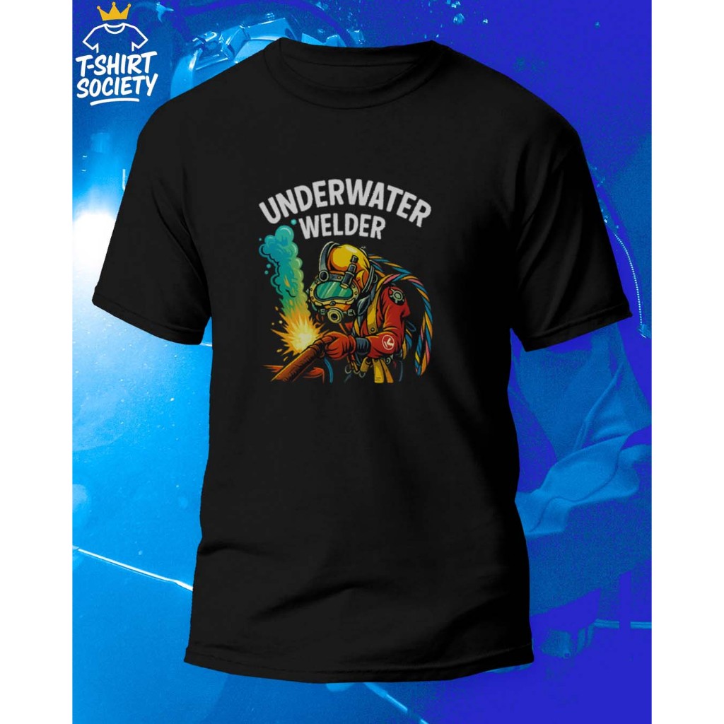 Kaos Welder | Kaos Tukang Las | Kaos Welder Cotton Combed 24s | Kaos Hitam Welder / Tukang Las | Und