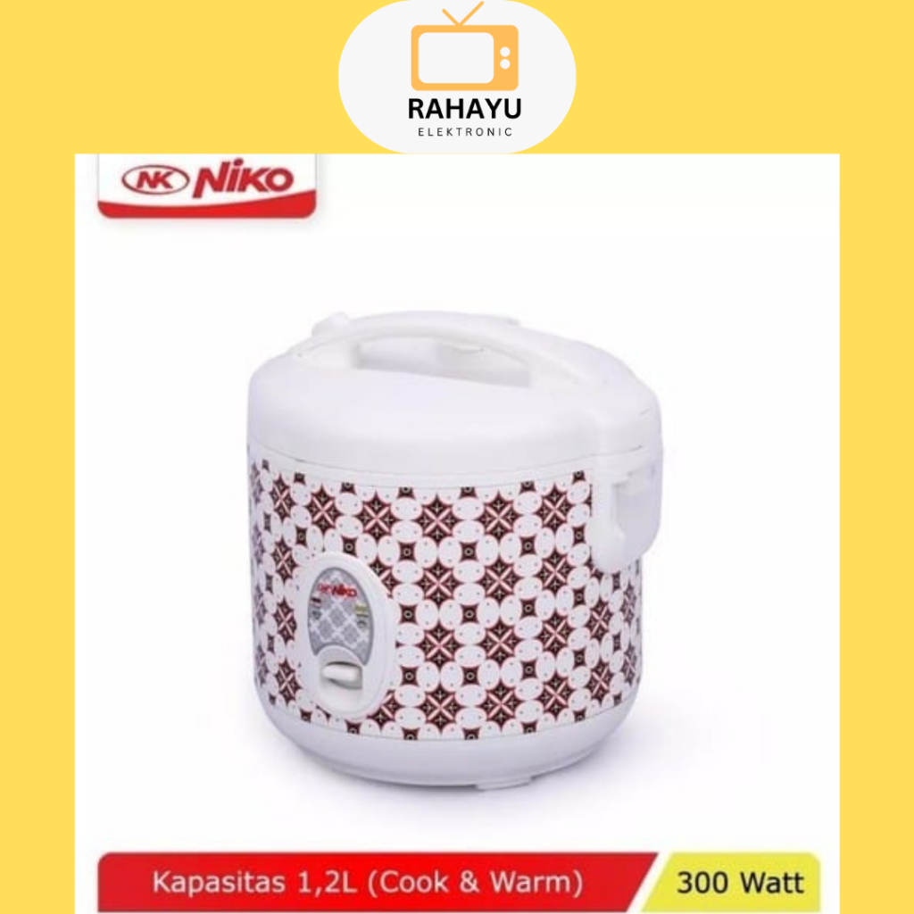RICE COOKER NIKO 1,2 LITER / MACGIC COM / PENANAK NASI
