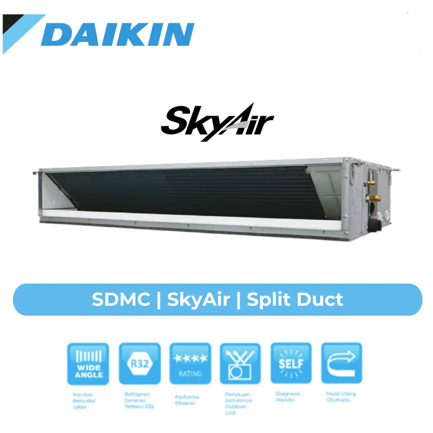 AC Daikin Split Duct R32 SDMC85AYR [3PK] / SDMC100AYR [4PK] / SDMC125AYR [5PK] / SDMC140AYR [6PK]