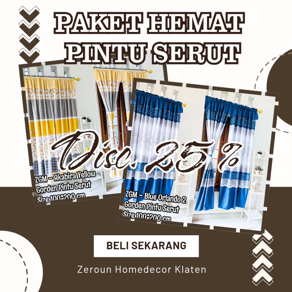 GORDEN PINTU SERUT PAKET HEMAT / SERUT PAKET 2 / GORDEN SERUT PAKET 5 / GORDEN SERUT PINTU / GORDEN 
