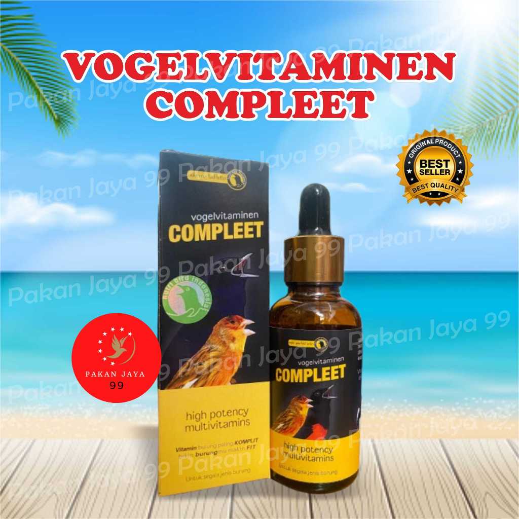 READY VOGELVITAMINEN VOGEL VITAMINEN NUTRIBIRD INDONESIA VITAMIN LENGKAP ASAM AMINO MINERAL