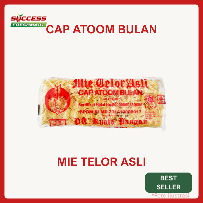 

mie telur asli cap atoom bulan