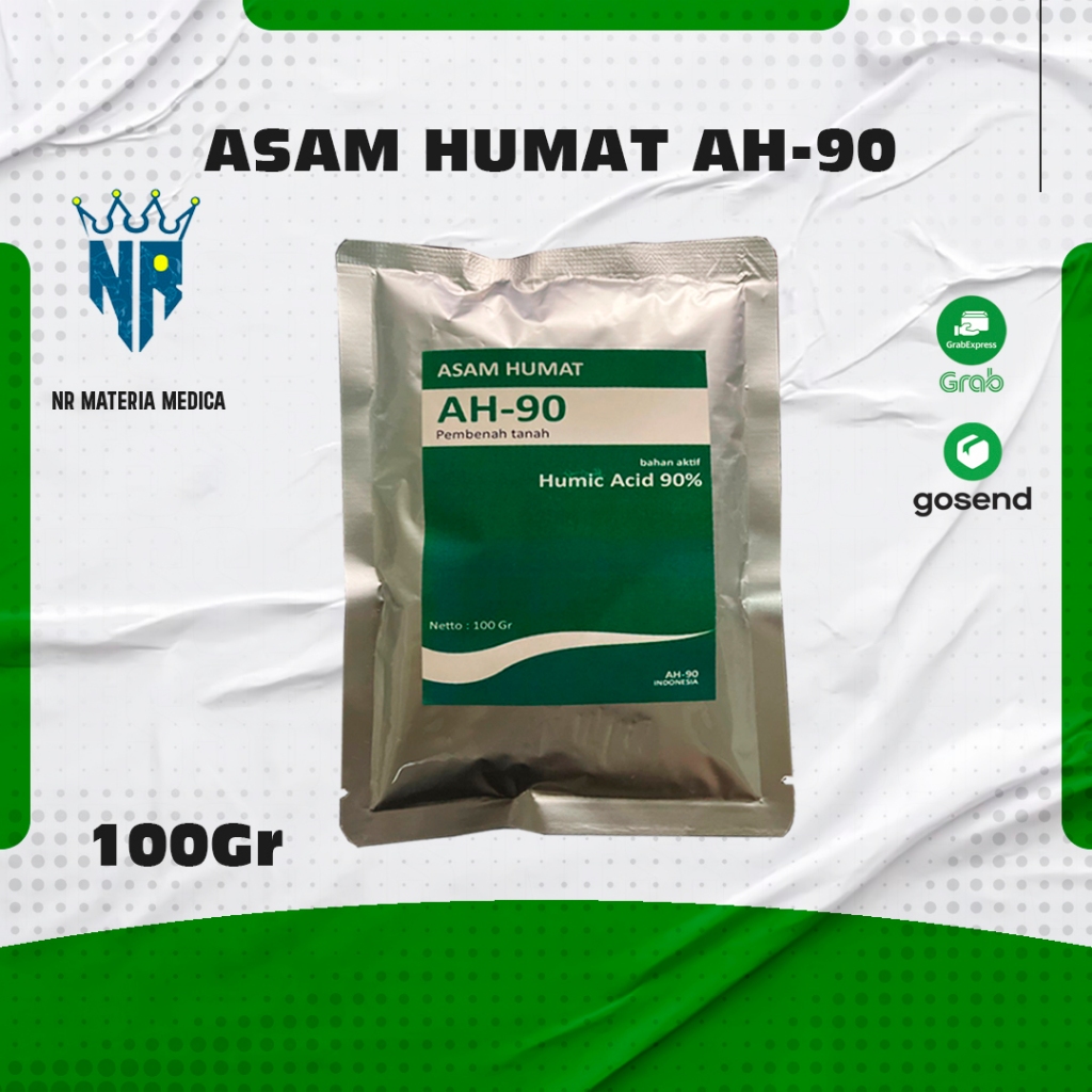 ASAM HUMAT AH-90 100Gr - Sodium Humat 90% - Asam Humate Untuk Pembenah Tanah