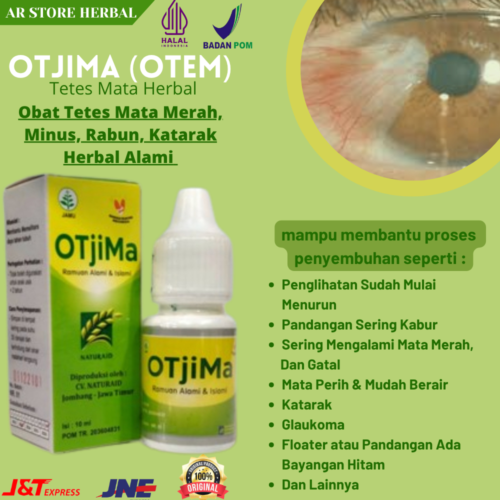 [AMPUH] OTjima Obat Tetes Mata Berlemak Kekuningan Pterigium Glukoma Katarak 100% Original
