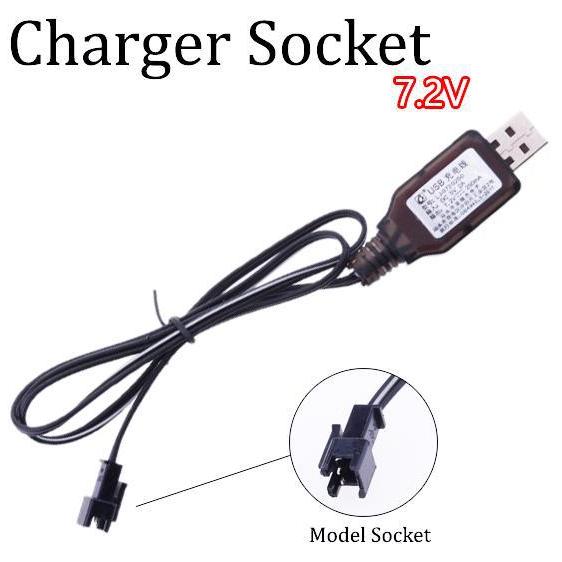 [CHARGER 3.7V-7.4V] TC Sparepart USB Charger Socket - SEMUA TIPE