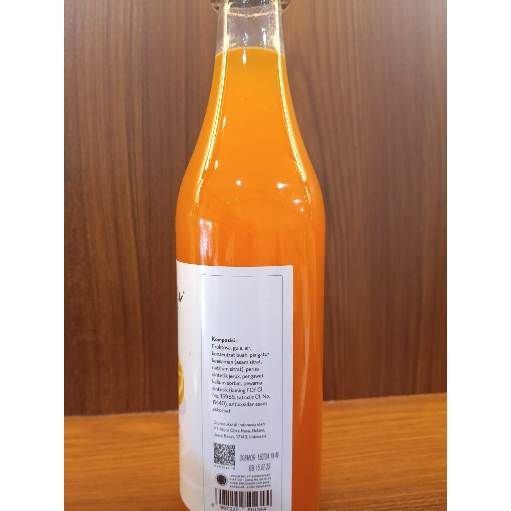 

multibev syrup orange
