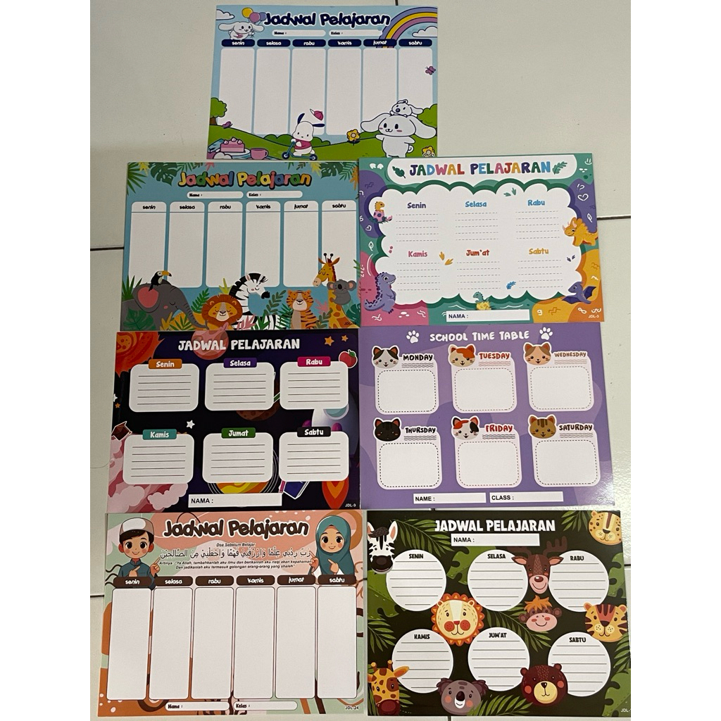 

JADWAL PELAJARAN