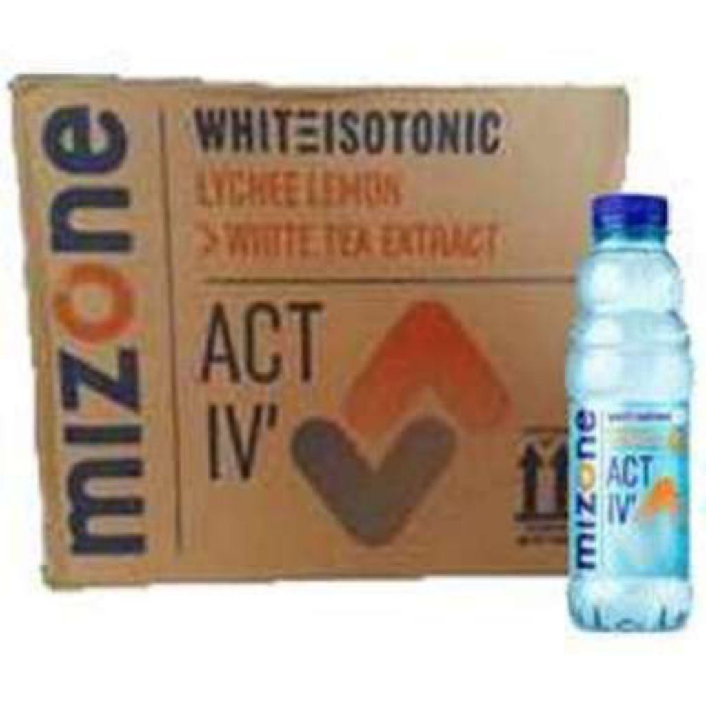 

Mizone Minuman isotonik 500ml 1 Dos = 12 pcs harga promo Expired Desember 2025