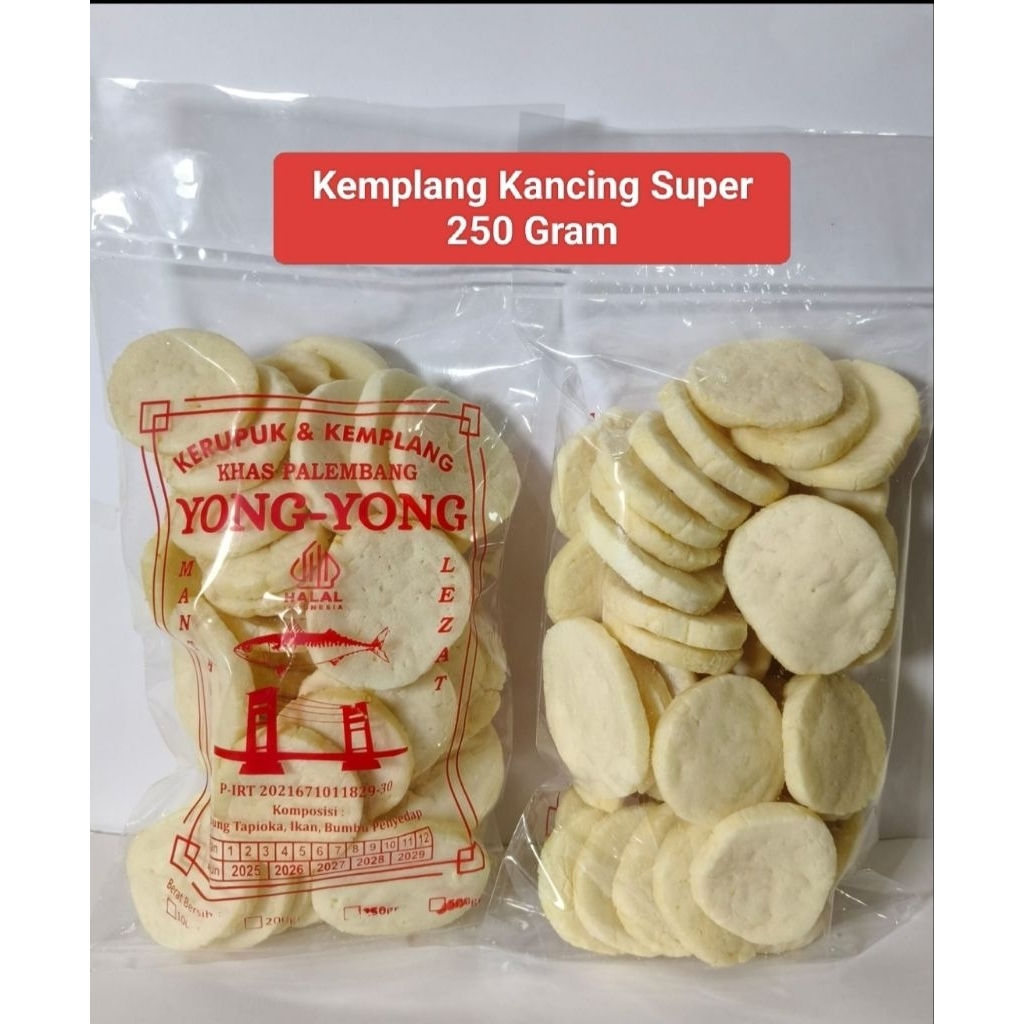 

Kemplang Kancing Super Ikan Tenggiri (250gram)