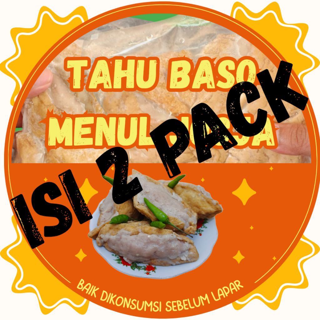 

paket 2 pack tahu bakso menul jogja