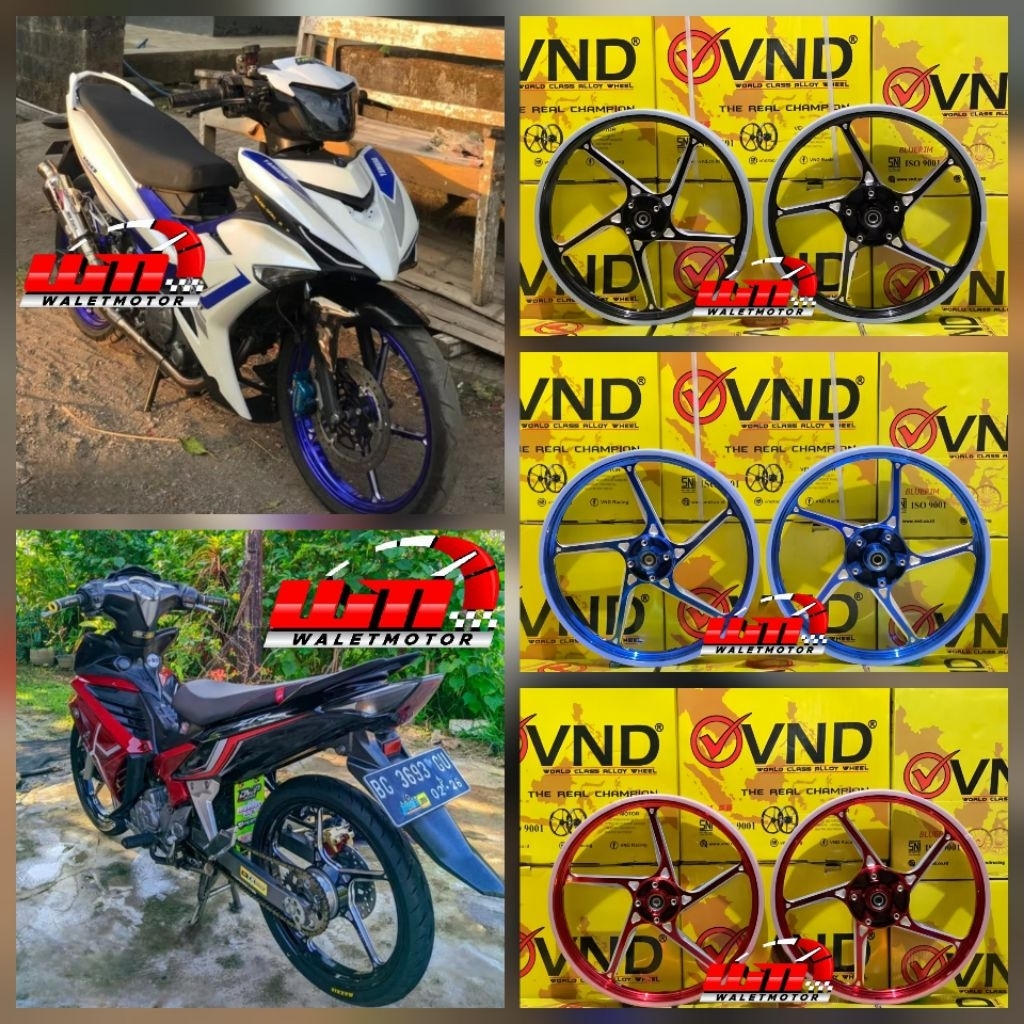 Velg VND AK 55 Ring 17  MX King Velg vnd mx king AK55 AK 55 160/160-17 - velg vnd ak55 mx King Velg 