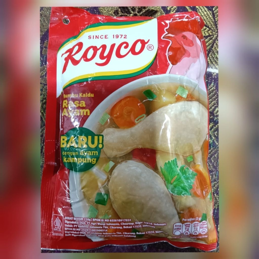 

Royco bumbu ayam rasa kaldu