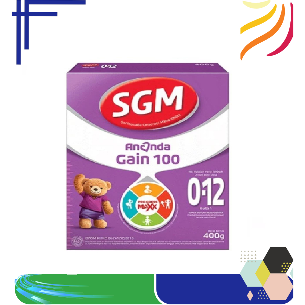 SGM Ananda Gain 100 0-12 Bulan Susu Bubuk 400 g