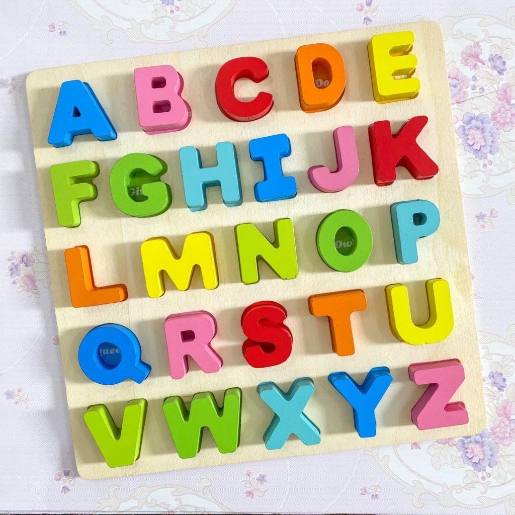 Preloved Wooden Alphabet Blocks